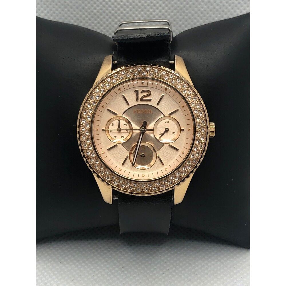 Fossil ES3590 Women's Analog Dial Quartz Genuine Watch With Custom Band LP256